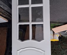 Oak double doors