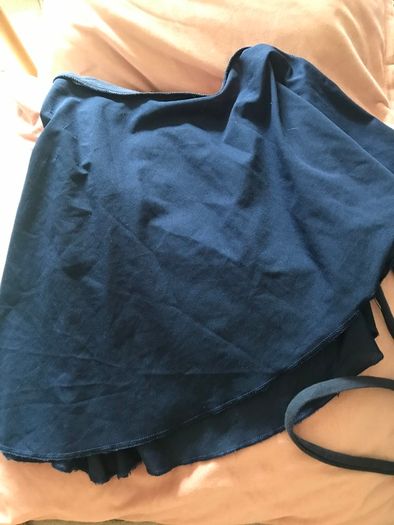 Navy Ballet leotard and skirt