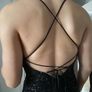 Gorgeous black ball gown with sequins and side slit Image 8