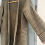 Warehouse Khaki Cardigan (Size 10) Image 3
