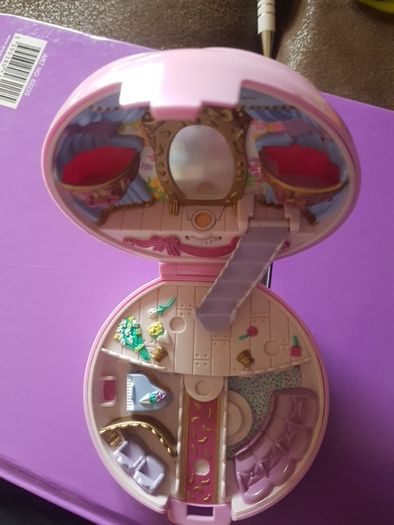 Polly Pocket ; Rare Vintage Bluebird Ballerina Rose Compact (SR 2)