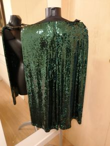 Women's Trousers Green Sequined Palazzo Style NWT SIZE 12