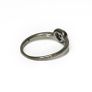 Sterling Silver Cubic Zirconia Heart Ring Image 2