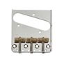 Wilkinson Bridge for Telecaster,  Compensated Brass Saddles, Dual Load (Chrome or Nickel) Image 2