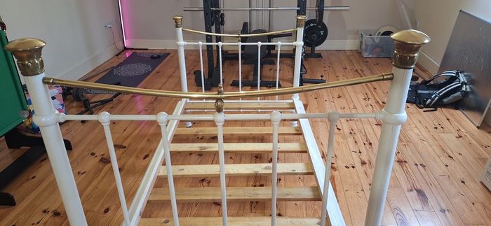 Victorian cast iron bed