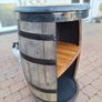 Oak barrel furniture for garden patio bar mancave pub Image 2