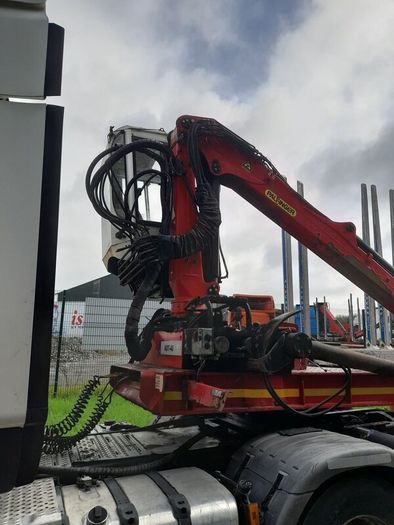 Scania R450 Tag and Crane Mounted Timber Trailer