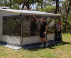 fiamma 3.6 mtr awning damaged and privacy room