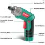 HYCHIKA Cordless Screwdriver 2000mAh 3.6V with 35 Accessories Image 3