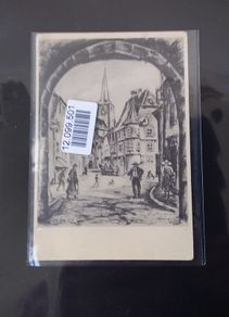 Vintage WW2 German VDA Postcard - 1941
