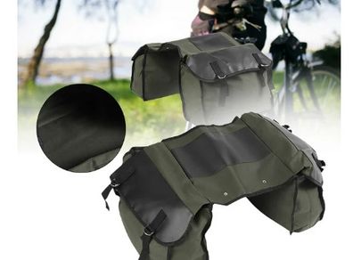 Large Capacity Wear-resistant Saddle Bag, Bike Panniers, For Road Bike Cycling -Distance Travel Grocery Shopping Mountain