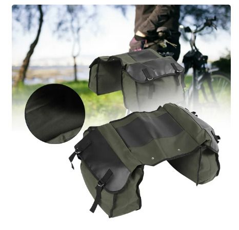 Large Capacity Wear-resistant Saddle Bag, Bike Panniers, For Road Bike Cycling -Distance Travel Grocery Shopping Mountain