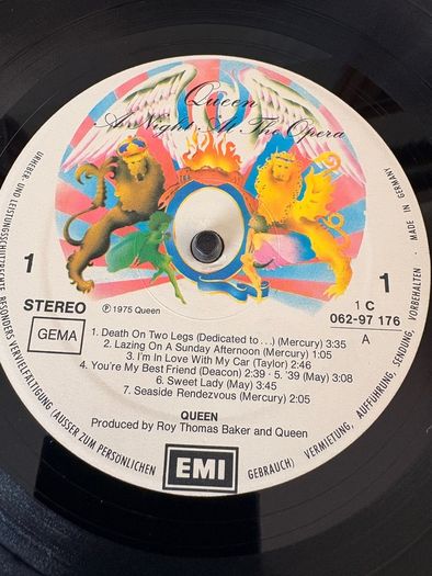 Queen - A Night At The Opera (First Press)
