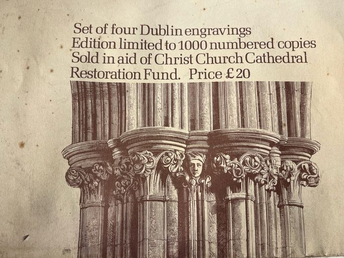 pictures Portfolio Title: Souvenir of Christ Church Cathedral Dublin 1038 / 1980