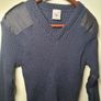 Mens The Wooley Pully miltary spec Jumper 100% wool commando 007 moonraker Size Large navy vintage Image 4