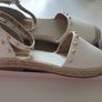 espadrilles white brand new, size 6 Image 3