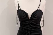 Bershka mini dress black