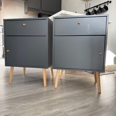 bedside lockers set