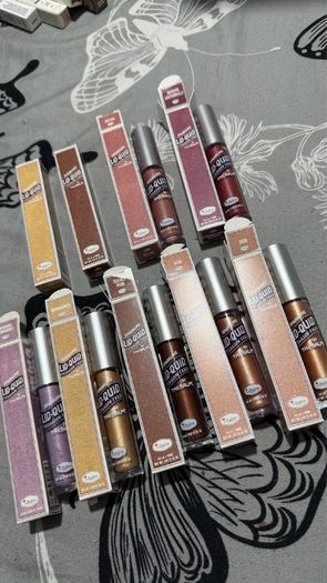 The balm new sparkling liquid eyeshadows