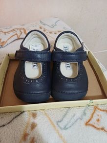 Start Rite Navy leather Babys first shoes.