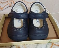 Start Rite Navy leather Babys first shoes.