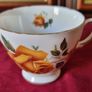 21 Piece Royal Tara Bone China Gold Gilt Red And Yellow Floral Tea Set For 6 Person Setting Made in Ireland Image 8