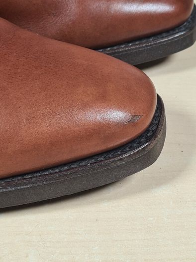 Mens Rm Williams Comfort Craftsman Chelsea Boots Dark Tan Size Uk 8 H Wide Foot