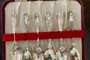 Antique A1 silver-plated teaspoons