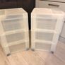 Keter storage unit with 3 drawers Image 3