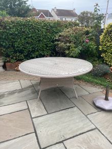 Wicker Patio Table