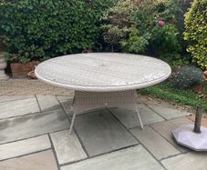 Wicker Patio Table