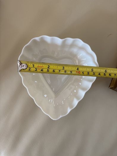 Belleek Heart Shaped Trinket Dish