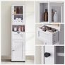 Bathroom Cabinet White Height-Adjustable shelves Image 4