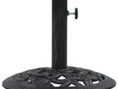 Umbrella Base Black and Bronze 9 kg 40 cm Cast Iron