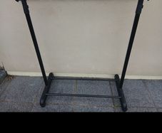 Clothes rail and shoe rack.