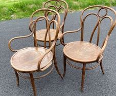 3 Bentwood chairs