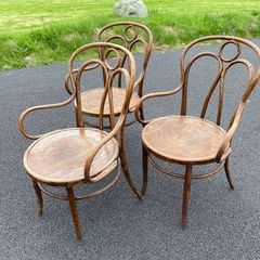 3 Bentwood chairs