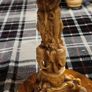 Oriental resin glass top table Image 2