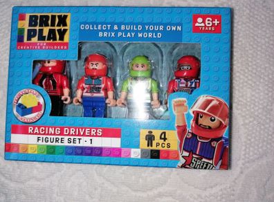 Lego Compatible Brix Play (Racing Drivers)