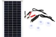 Solar Panel Kit Dual 12V USB Solar Cells Poly Solar Cells for Car Yacht Van Camper Trailer Mobile Home RV Battery Charger