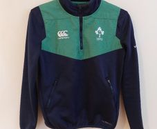 ireland rugby halfzip