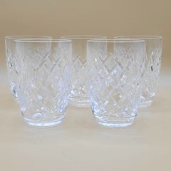 Rare Signed Waterford Crystal "Donegal" Highballs - Rare Set of 5