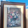 Vintage Albert Williams Framed Floral Print Cottagecore / Grandmillennial Style Image 8
