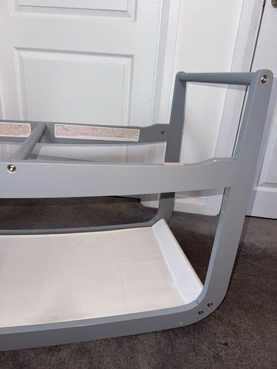 Snuzpod 3 Bedside Crib Grey and Mattress and Accessories