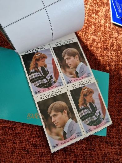 1986 Royal Wedding four booklets