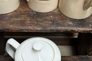 Carrigaline Pottery striped Teapot Coleen Range