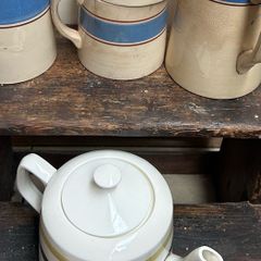 Carrigaline Pottery striped Teapot Coleen Range