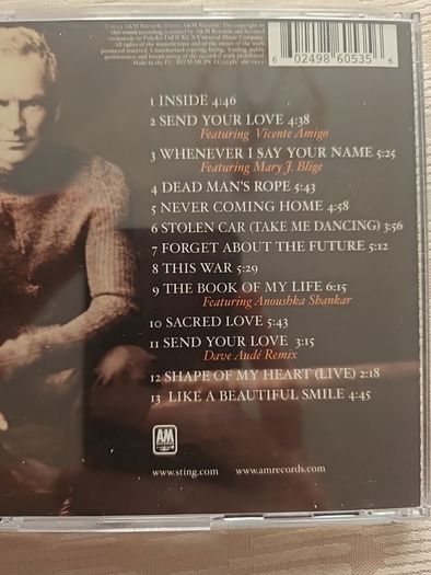 Sting CD  - Sacred Love