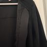 women's long jacket faux suede leather size M.   T Tahari Image 2