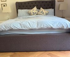 Tempur Holcot Ottoman King Size Bed (Shetland Slate)